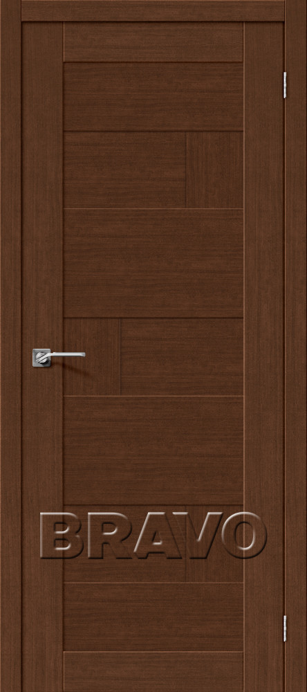 Межкомнатная дверь глухая Легно-38 Brown Oak