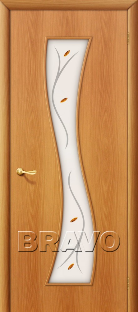 Межкомнатная ламинированная дверь 11Ф миланский орех