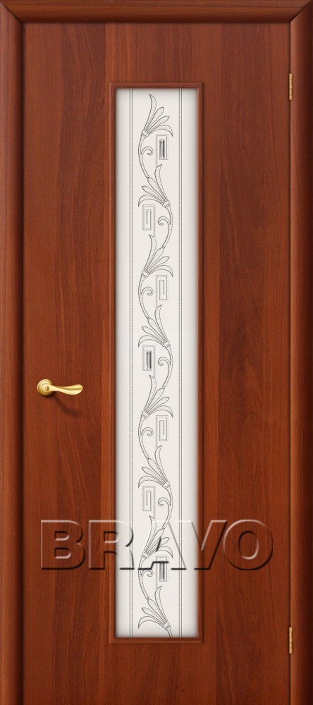 Межкомнатная ламинированная дверь 24Х итальянский орех