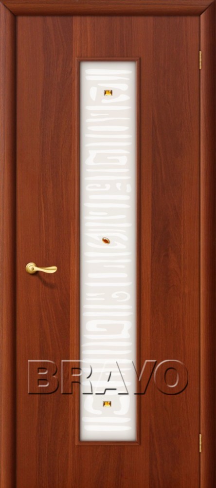 Межкомнатная ламинированная дверь 25Х итальянский орех