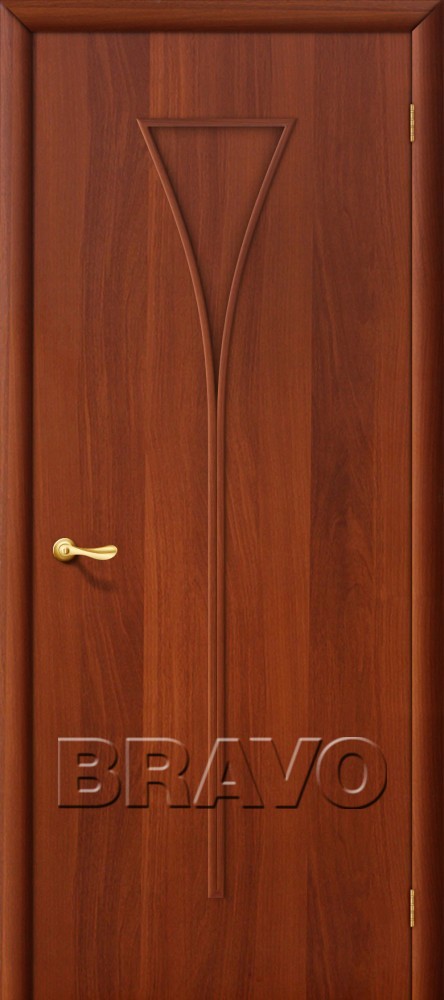 Межкомнатная ламинированная дверь 3Г итальянский орех