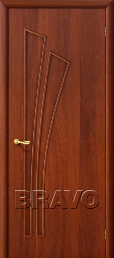 Межкомнатная ламинированная дверь 4Г итальянский орех