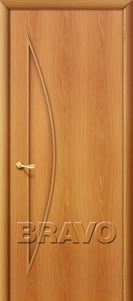 Межкомнатная ламинированная дверь 5Г миланский орех