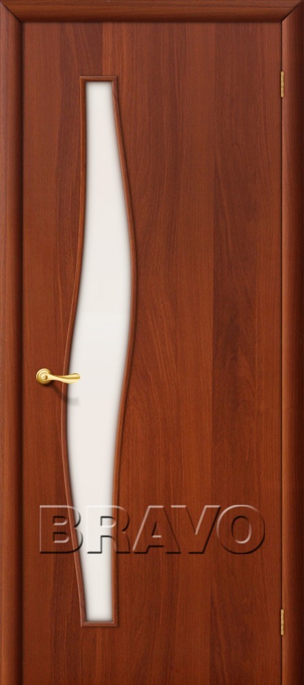 Межкомнатная ламинированная дверь 6С итальянский орех