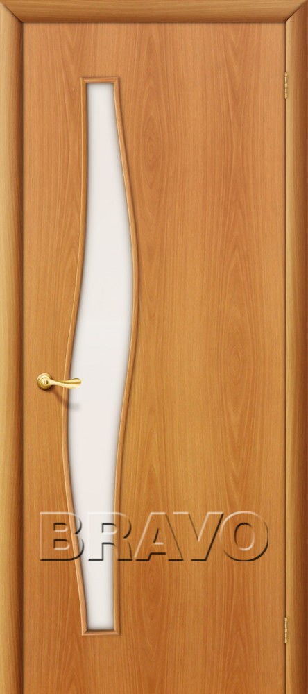 Межкомнатная ламинированная дверь 6С миланский орех