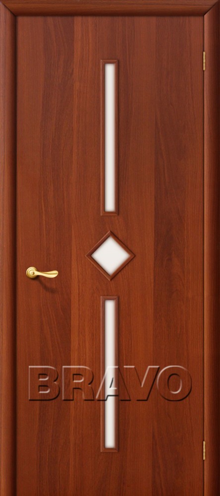 Межкомнатная ламинированная дверь 9С итальянский орех