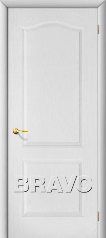 Межкомнатная дверь Палитра ПГ белая
