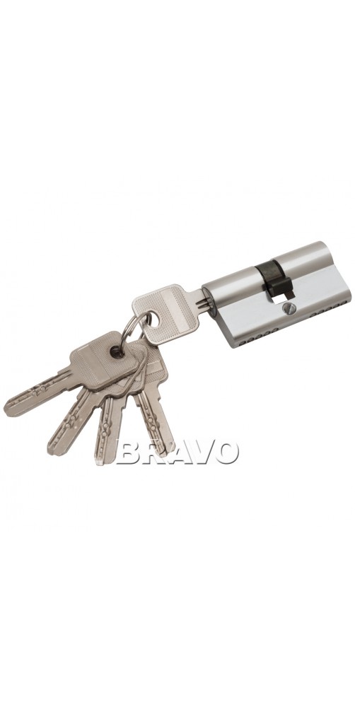 Цилиндр ключ/ключ 60-30/30 PC Хром