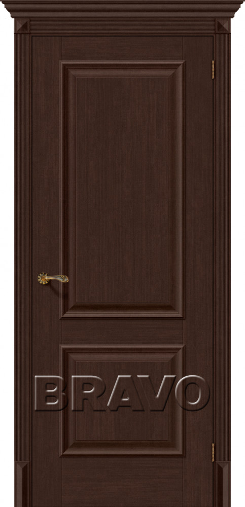 Межкомнатная дверь евро шпон Классико-12 Thermo Oak