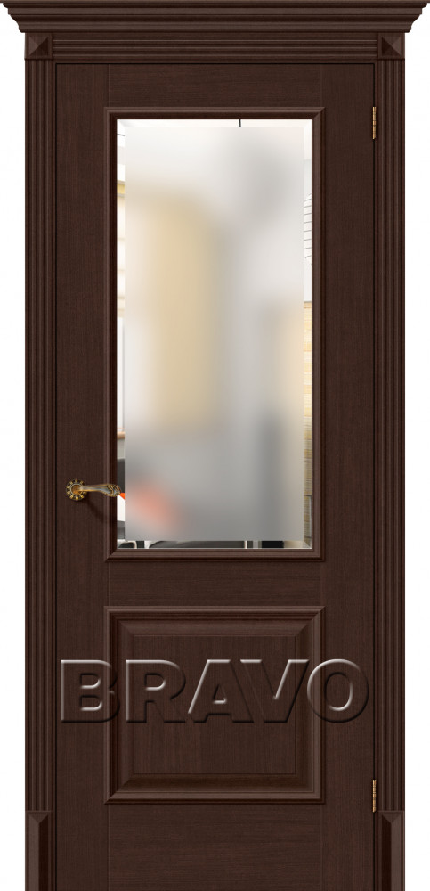 Межкомнатная дверь евро шпон Классико-13 Thermo Oak