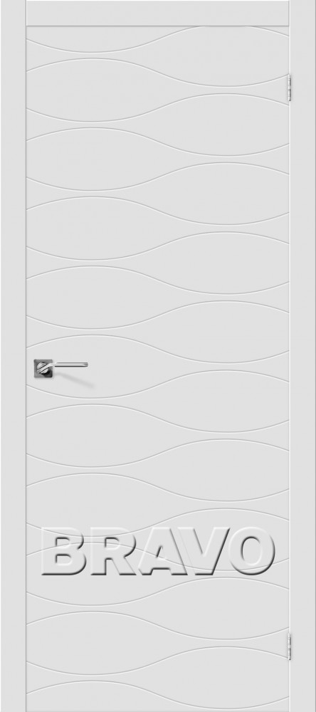 Межкомнатная окрашенная дверь Граффити-3 белый